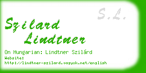 szilard lindtner business card